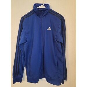 Adidas Men's Activewear Full Zip Track Jacket Size Small, Blue